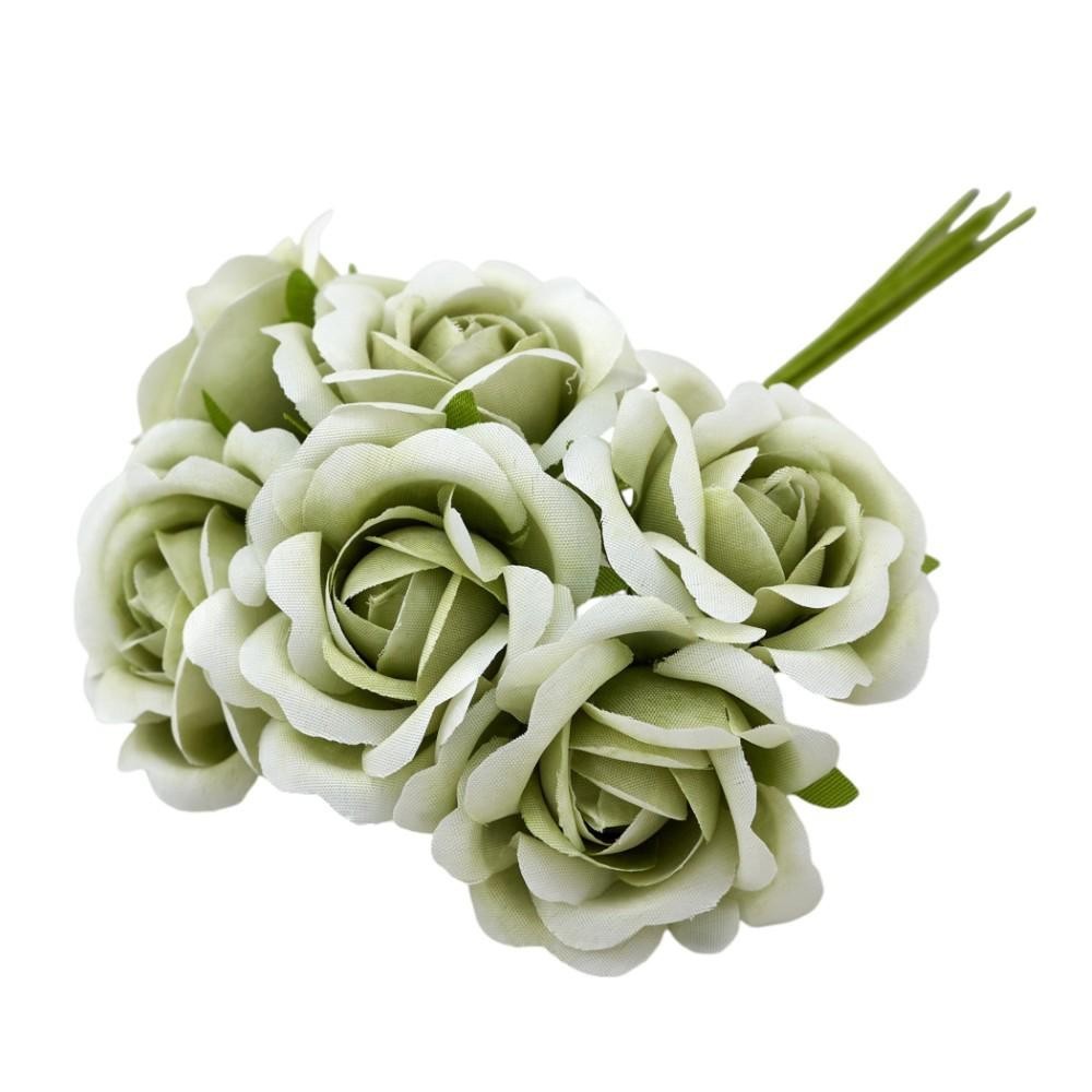 ROSA SFUMATA APERTA VERDE D4